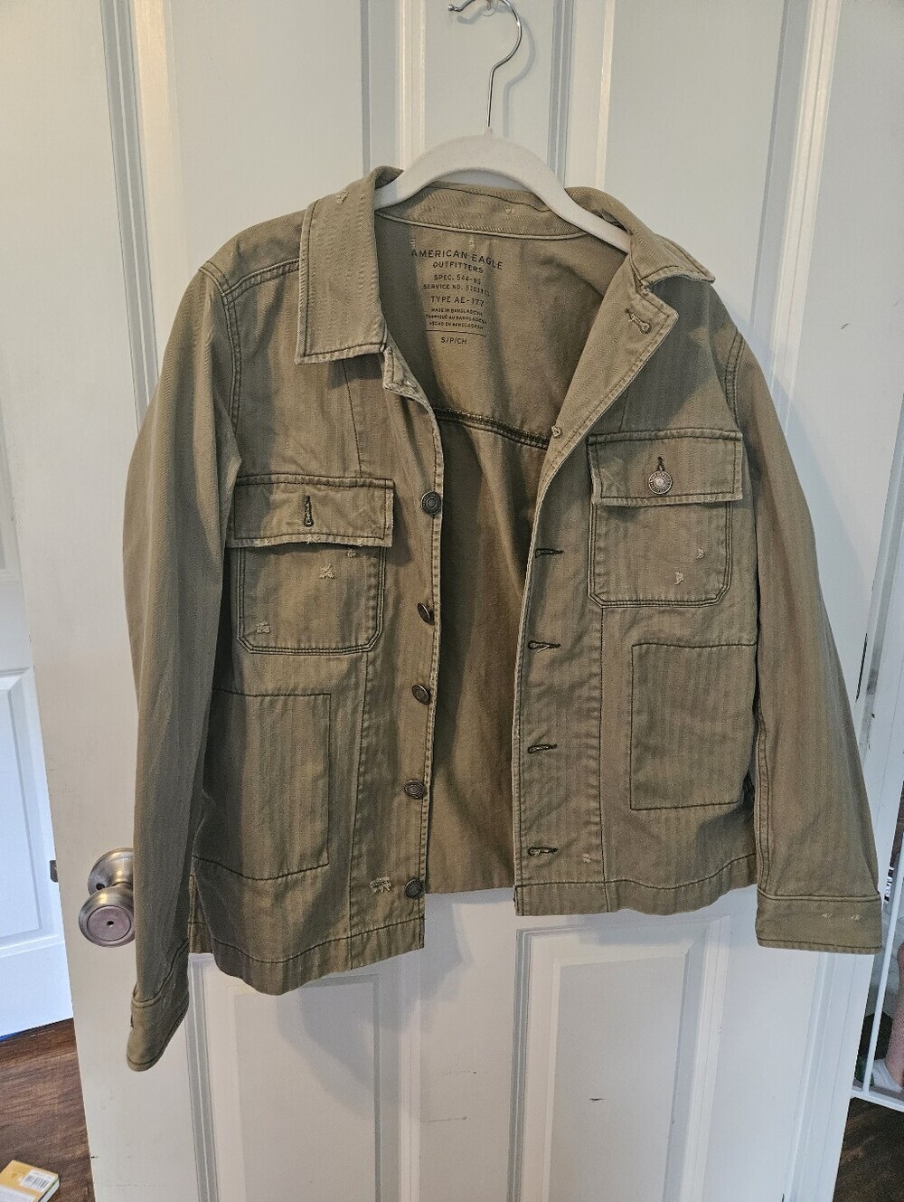 American Eagle Outfitters Olive Utility Jacket
